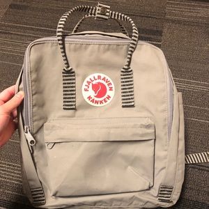 Light Gray Fjallraven Kanken backpack